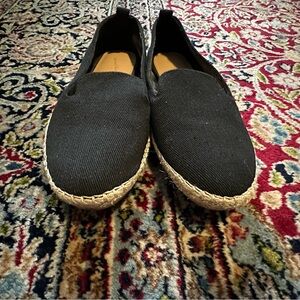 Universal Thread Black Espadrille Flats Size 7